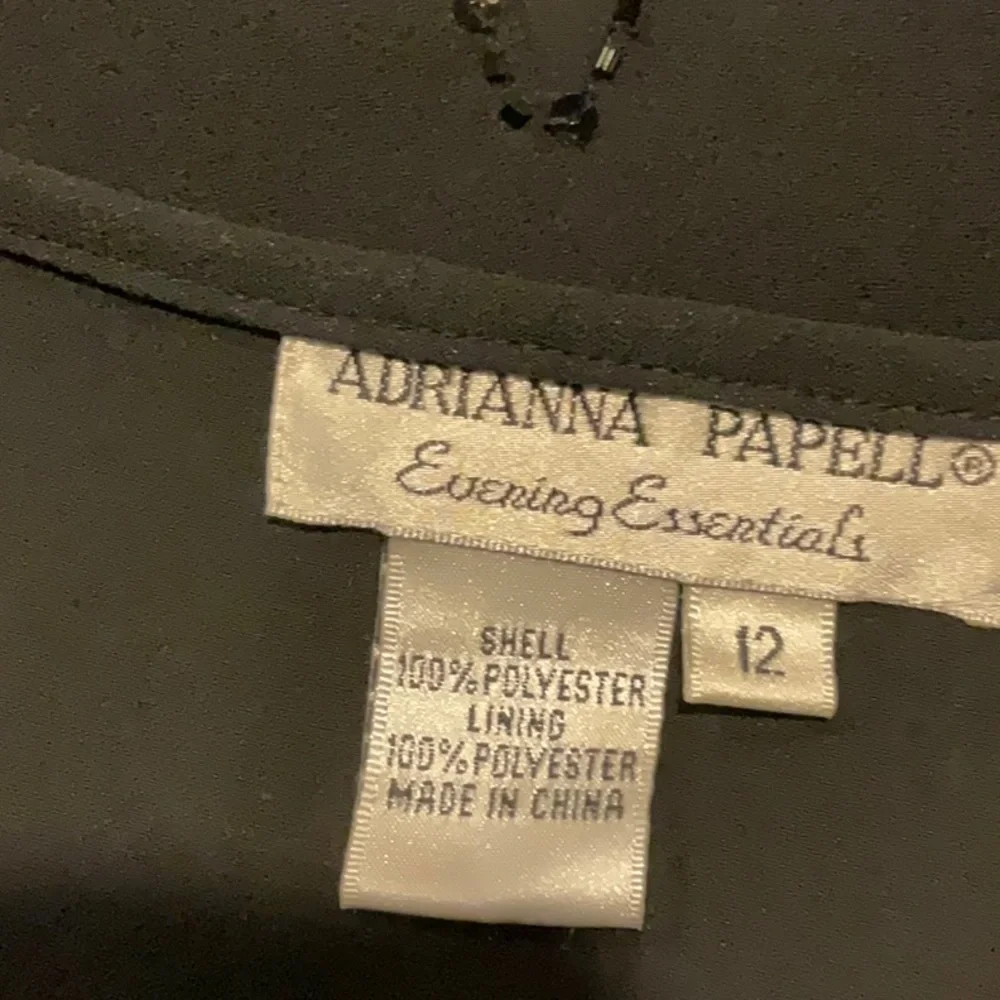 Adrianna Papell Evening Essentials Bead Trimmed Skirt Size 12